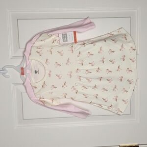 Hudson Baby Unicorn Dress and Cardigan Set Size 18M NWT